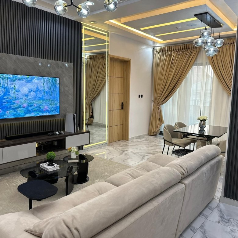 Luxe 2 Bedroom Shortlet Flat for Rent in Ikate, Lekki