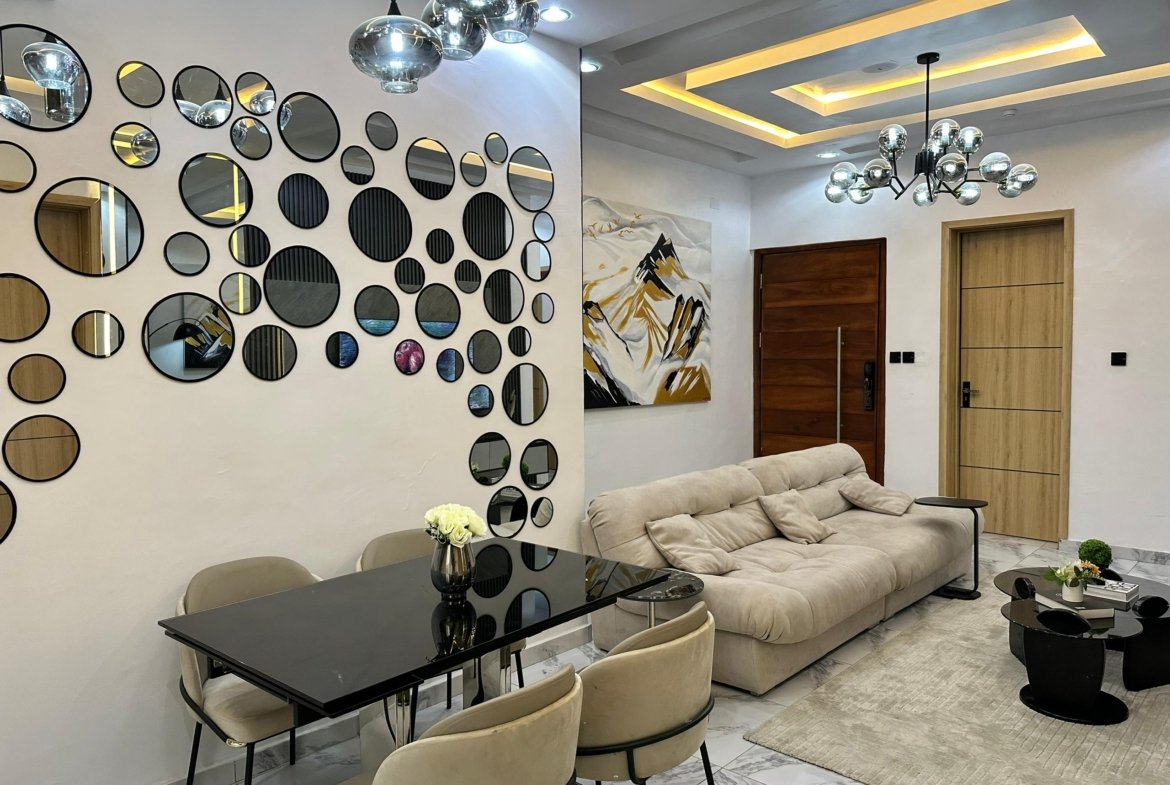 Luxe 2 Bedroom Shortlet Flat for Rent in Ikate, Lekki